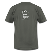 Load image into Gallery viewer, Dusty Beard Woodcrafts / Building Community T-Shirt - asphalt