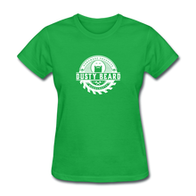 Load image into Gallery viewer, Dusty Beard Woodcrafts Women's T-Shirt - bright green