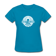 Load image into Gallery viewer, Dusty Beard Woodcrafts Women's T-Shirt - turquoise