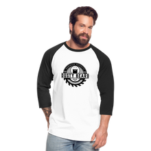 Load image into Gallery viewer, Dusty Beard Woodcrafts 3/4 Sleeve Raglan T-Shirt - white/black