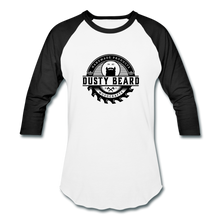 Load image into Gallery viewer, Dusty Beard Woodcrafts 3/4 Sleeve Raglan T-Shirt - white/black