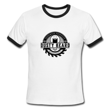 Load image into Gallery viewer, Dusty Beard Woodcrafts Ringer T-Shirt - white/black