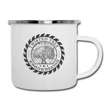 Load image into Gallery viewer, Twisted Tree Woodworking Camper Mug - white