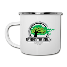 Load image into Gallery viewer, Beyond the Grain Camper Mug - white