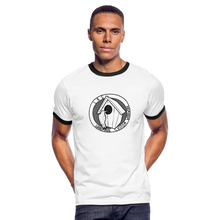 Load image into Gallery viewer, L & E Custom Woodwork Ringer T-Shirt - white/black