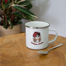 Load image into Gallery viewer, Polkadot Welder Camper Mug - white