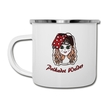 Load image into Gallery viewer, Polkadot Welder Camper Mug - white