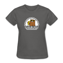 Load image into Gallery viewer, Neon Bear Woodworks Women's T-Shirt - charcoal