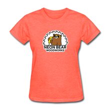 Load image into Gallery viewer, Neon Bear Woodworks Women's T-Shirt - heather coral