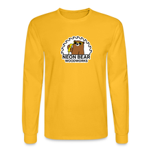 Load image into Gallery viewer, Neon Bear Woodworks Long Sleeve T-Shirt - gold