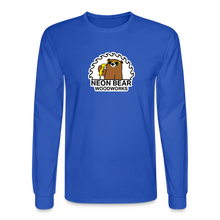 Load image into Gallery viewer, Neon Bear Woodworks Long Sleeve T-Shirt - royal blue