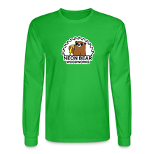 Load image into Gallery viewer, Neon Bear Woodworks Long Sleeve T-Shirt - bright green