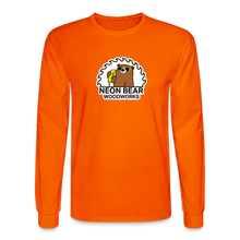 Load image into Gallery viewer, Neon Bear Woodworks Long Sleeve T-Shirt - orange