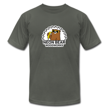 Load image into Gallery viewer, Neon Bear Woodworks Premium T-Shirt - asphalt
