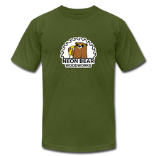 Load image into Gallery viewer, Neon Bear Woodworks Premium T-Shirt - olive