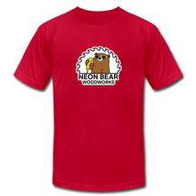 Load image into Gallery viewer, Neon Bear Woodworks Premium T-Shirt - red