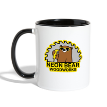 Load image into Gallery viewer, Neon Bear Woodworks Contrast Coffee Mug - white/black