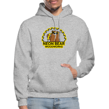 Load image into Gallery viewer, Neon Bear Woodworks Hoodie - heather gray