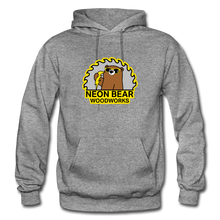 Load image into Gallery viewer, Neon Bear Woodworks Hoodie - graphite heather