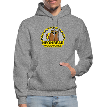 Load image into Gallery viewer, Neon Bear Woodworks Hoodie - graphite heather