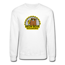Load image into Gallery viewer, Neon Bear Woodworks Crewneck Sweatshirt - white