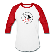 Load image into Gallery viewer, Red Raven Baseball T-Shirt - white/red