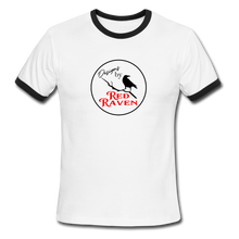 Load image into Gallery viewer, Red Raven Woodshop Ringer T-Shirt - white/black
