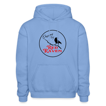 Load image into Gallery viewer, Red Raven Hoodie - carolina blue
