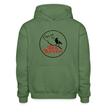 Load image into Gallery viewer, Red Raven Hoodie - military green