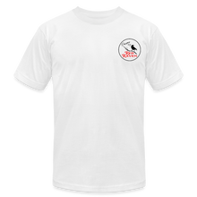 Load image into Gallery viewer, Red Raven Premium T-Shirt front and back logo - white