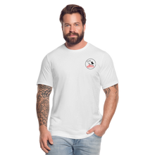 Load image into Gallery viewer, Red Raven Premium T-Shirt front and back logo - white