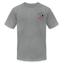 Load image into Gallery viewer, Red Raven Premium T-Shirt front and back logo - slate
