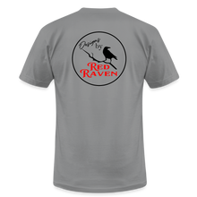 Load image into Gallery viewer, Red Raven Premium T-Shirt front and back logo - slate