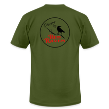 Load image into Gallery viewer, Red Raven Premium T-Shirt front and back logo - olive