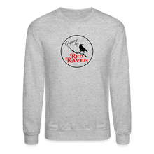 Load image into Gallery viewer, Red Raven Crewneck Sweatshirt - heather gray