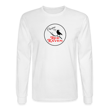 Load image into Gallery viewer, Red Raven Long Sleeve T-Shirt - white