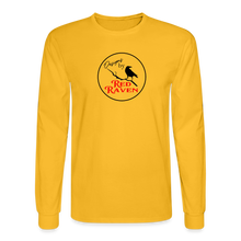 Load image into Gallery viewer, Red Raven Long Sleeve T-Shirt - gold