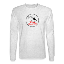 Load image into Gallery viewer, Red Raven Long Sleeve T-Shirt - light heather gray