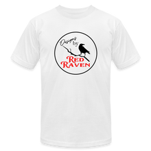 Load image into Gallery viewer, Red Raven Premium T-Shirt front logo - white