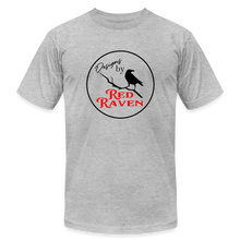 Load image into Gallery viewer, Red Raven Premium T-Shirt front logo - heather gray