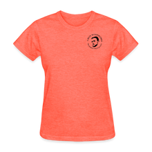 Load image into Gallery viewer, 5 Iron Woodworks Women's T-Shirt - heather coral