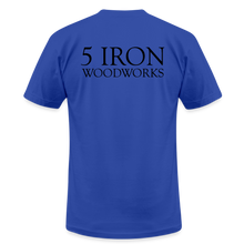 Load image into Gallery viewer, 5 Iron Woodworks Premium T-Shirt - royal blue