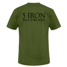Load image into Gallery viewer, 5 Iron Woodworks Premium T-Shirt - olive