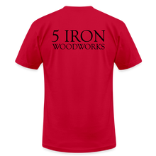 Load image into Gallery viewer, 5 Iron Woodworks Premium T-Shirt - red