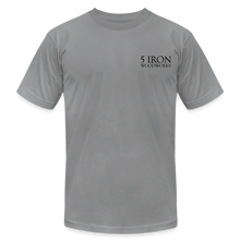 Load image into Gallery viewer, 5 Iron Woodworks Premium T-Shirt - slate