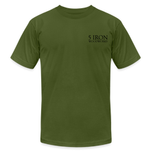 Load image into Gallery viewer, 5 Iron Woodworks Premium T-Shirt - olive