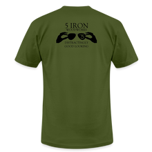 Load image into Gallery viewer, 5 Iron Woodworks Premium T-Shirt - olive