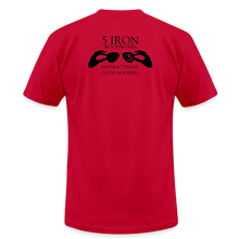 Load image into Gallery viewer, 5 Iron Woodworks Premium T-Shirt - red