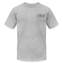 Load image into Gallery viewer, 5 Iron Woodworks Premium T-Shirt - heather gray