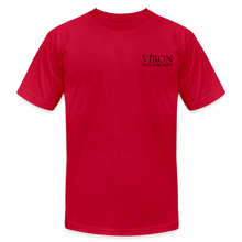 Load image into Gallery viewer, 5 Iron Woodworks Premium T-Shirt - red